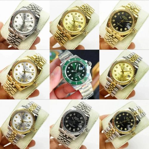 Rolex Datejust and Submariner Luxury Watch Collection Multicolor