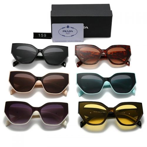 Prada Cat Eye Stylish Sunglasses Multicolor