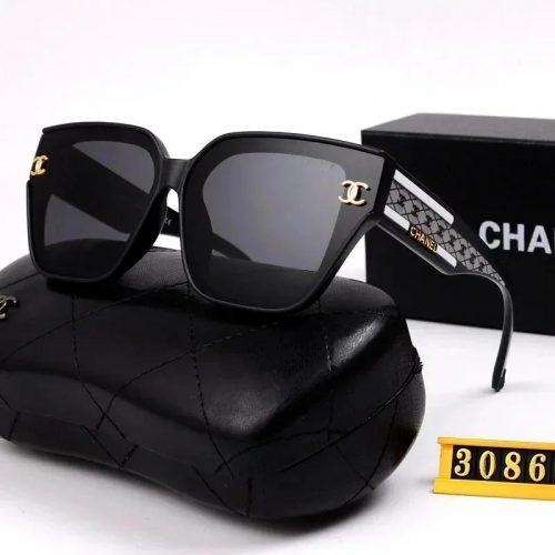 Chanel 3086 Oversized Sunglasses Black