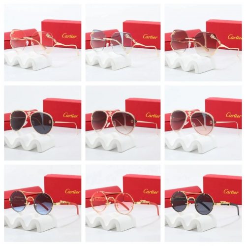 Cartier Panthere de Cartier Luxury Sunglasses Multicolor