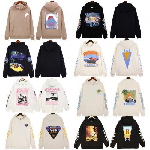 Design Graphic Print Oversized Hoodie Multicolor