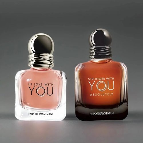 Emporio Armani In Love With You and Stronger With You Absolutely Eau de Parfum Set Multicolor