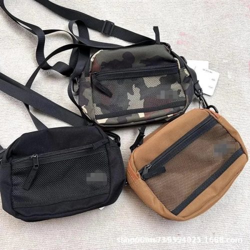 Design Mesh Pocket Crossbody Bag Casual Shoulder Bag Multicolor