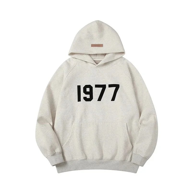 1977卫衣白灰色