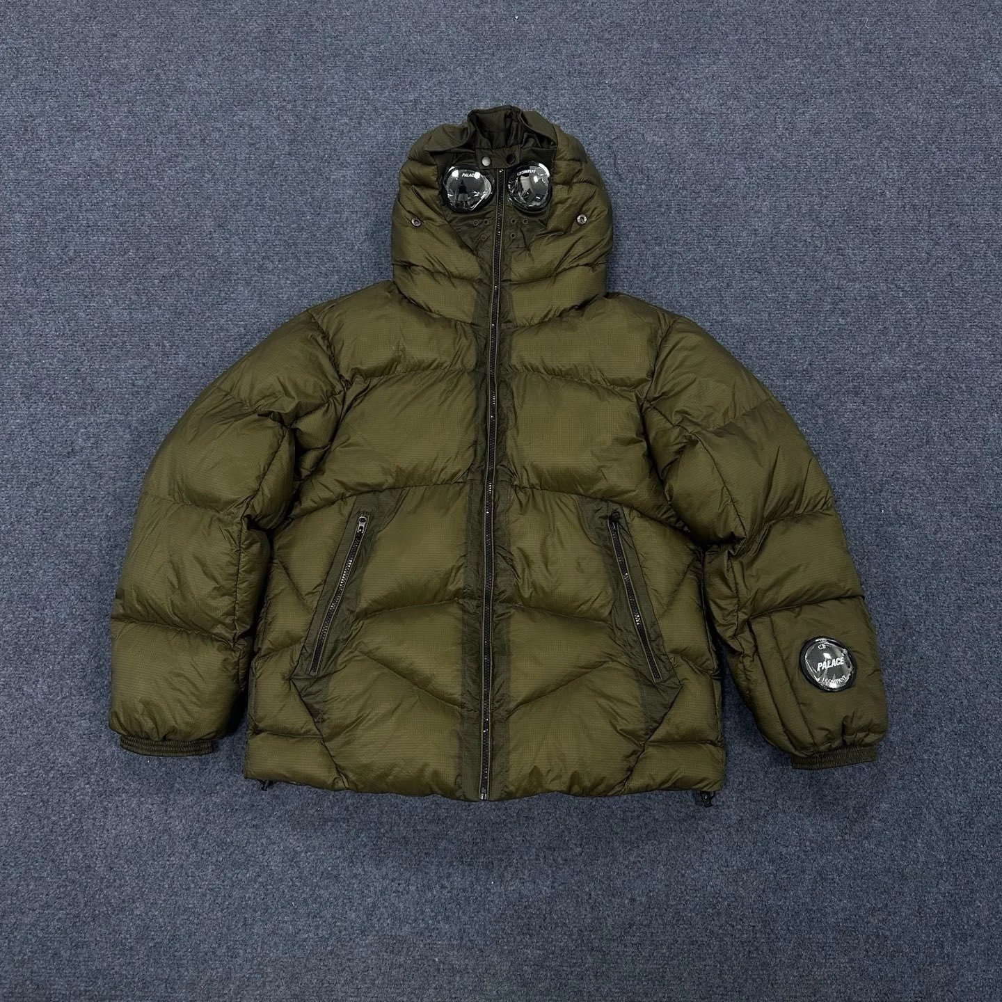 棉服绿色（带护镜）