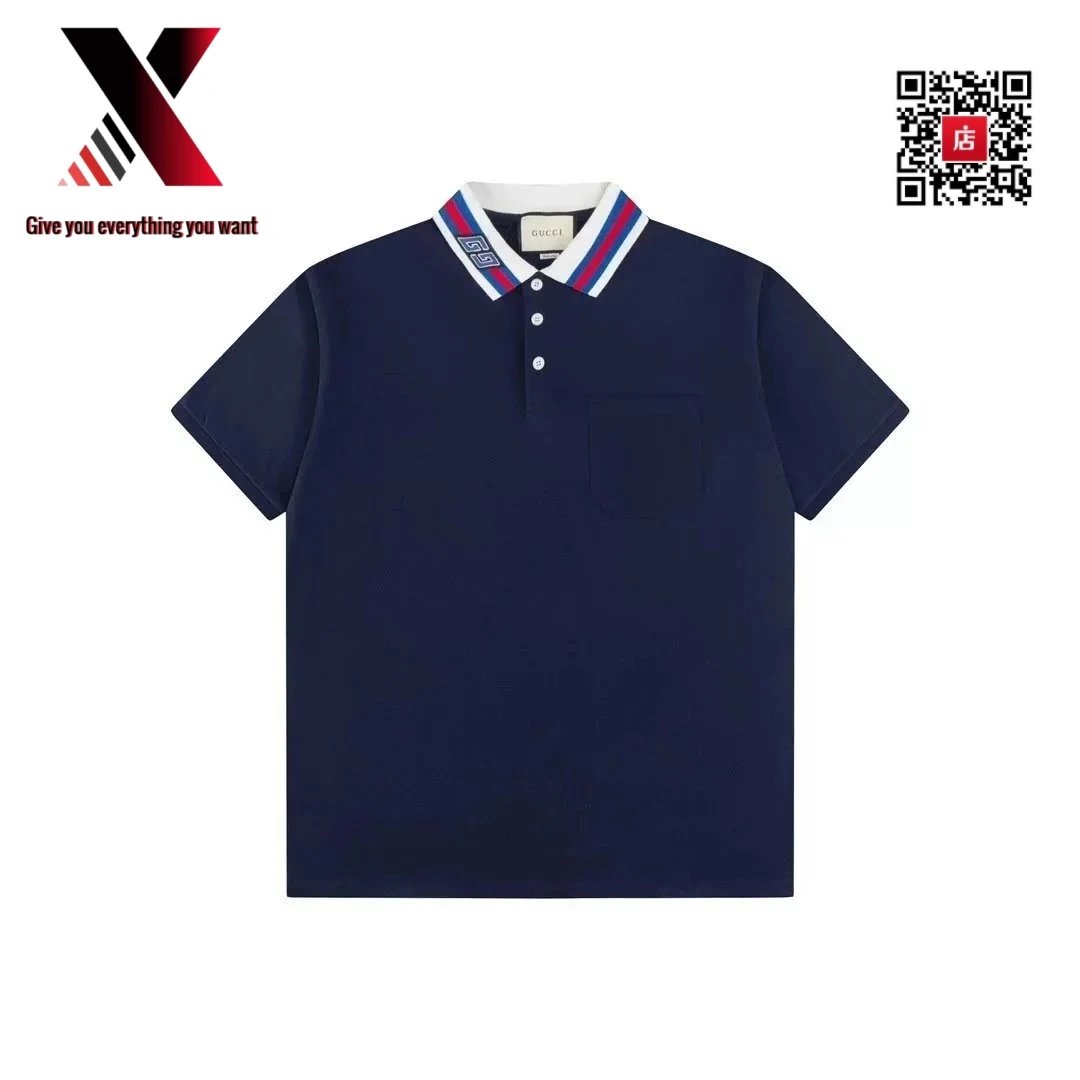 深蓝蓝红领