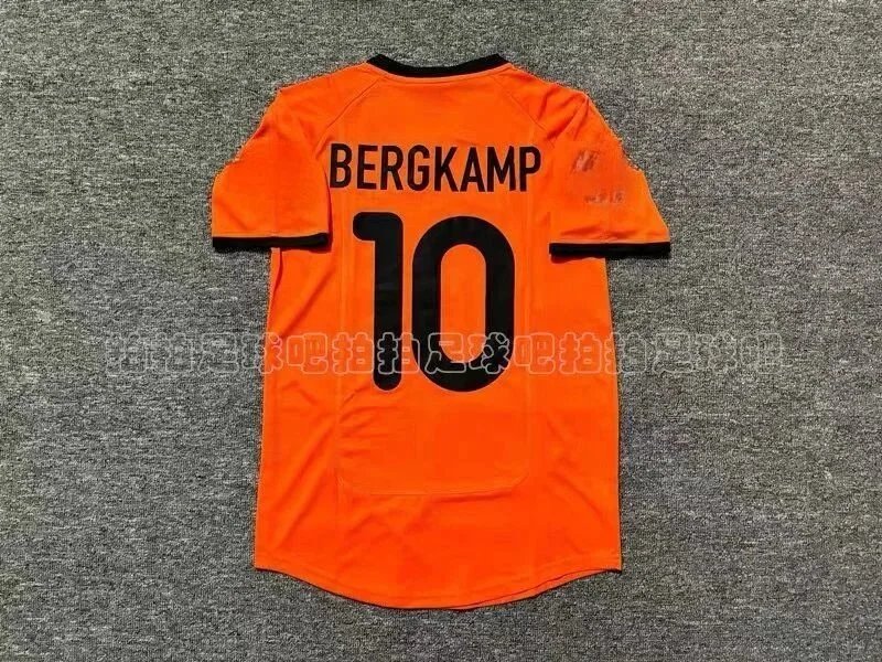 2000荷兰主场 定制印10号博格坎普