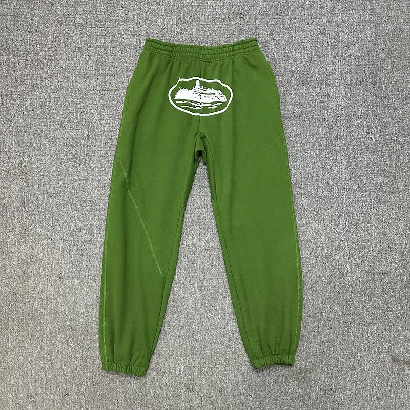 绿色卫裤