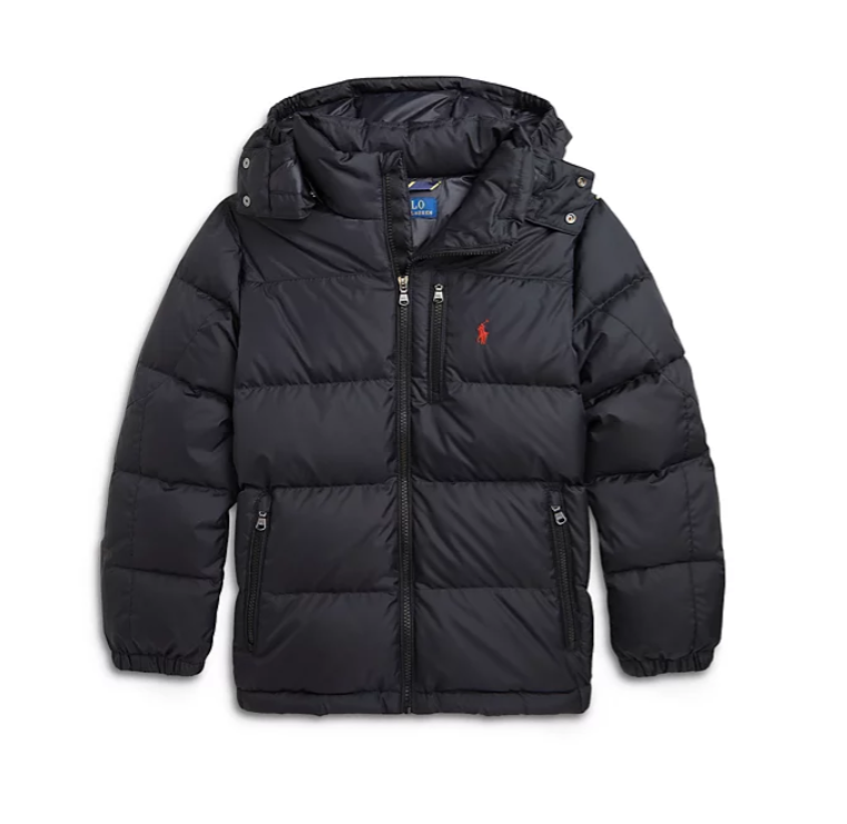 Ralph Lauren最高品质-90%白绒-黑色