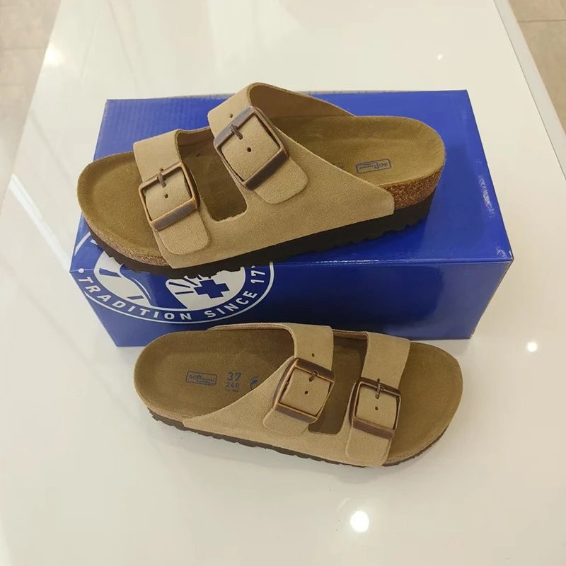 沙色厚底5CM  拍大一码更舒服