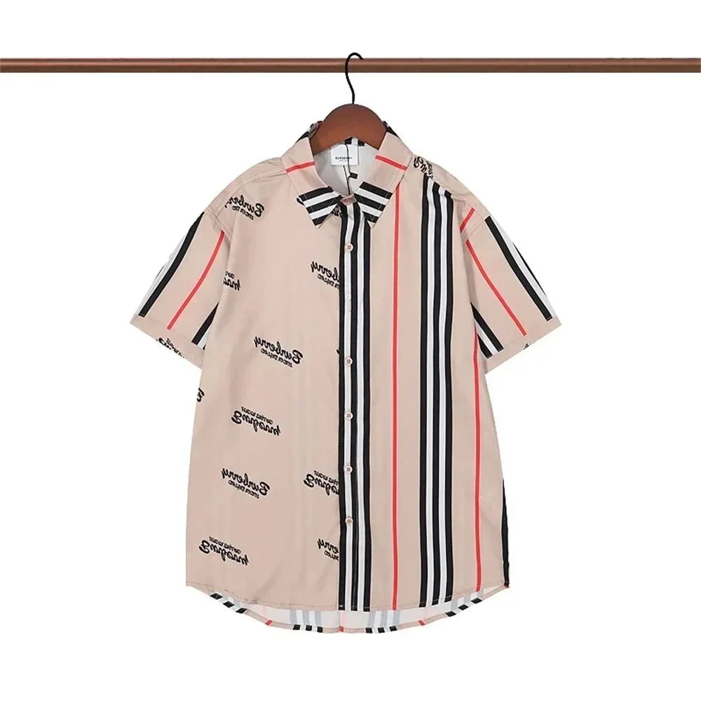 Burberry Vintage Check Stripe Casual Shirt Beige